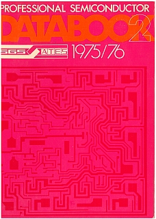 SGS Professional Semiconductor Databook 2 - Bipolar ICs - 1975 1976